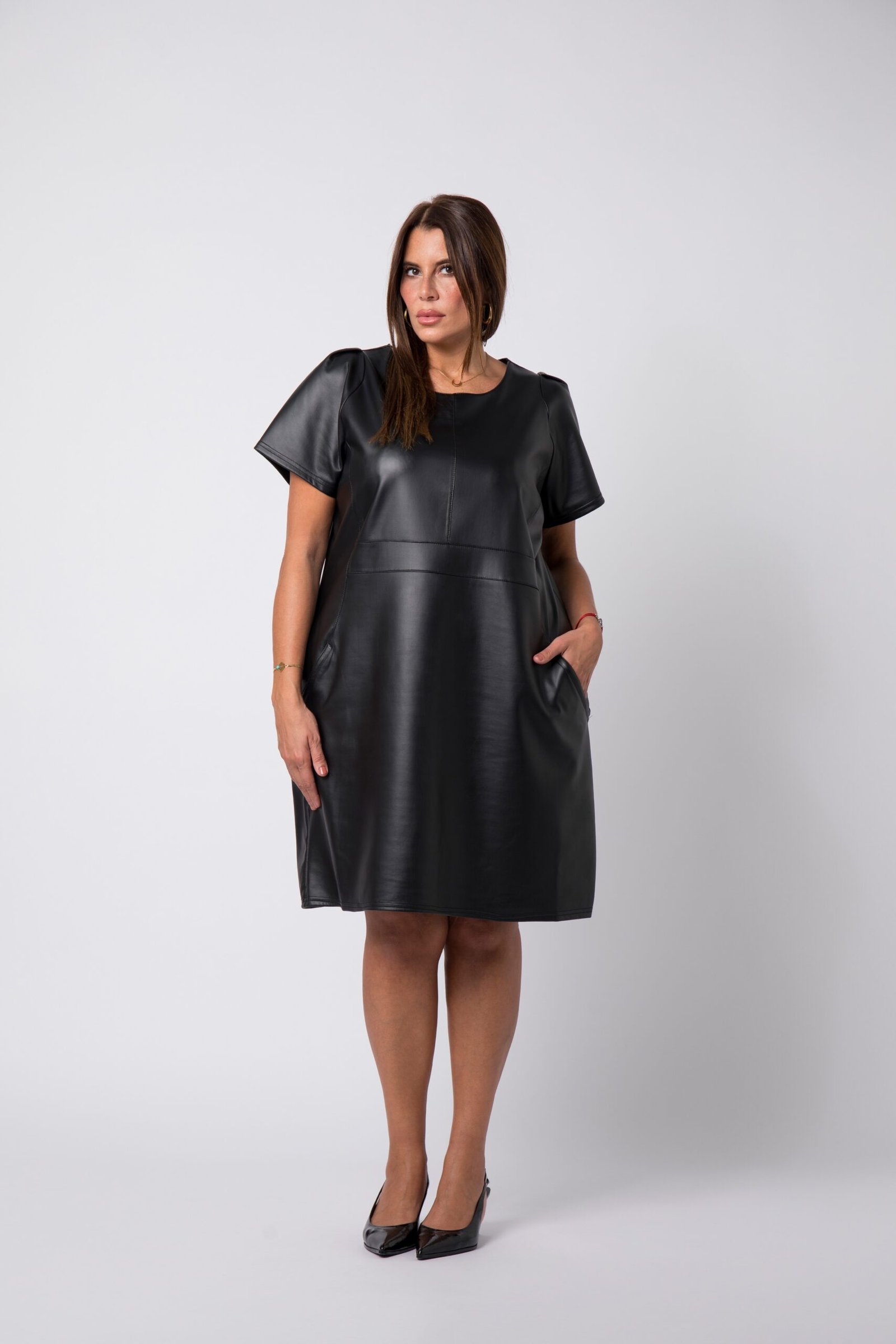 Robe simili cuir - Sania Robe simili cuir - Sania