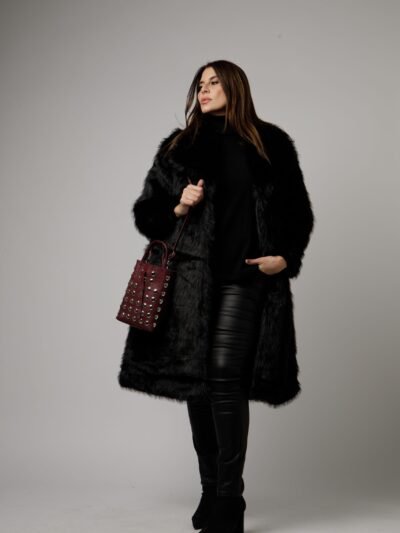 Manteau Tina et Sac en cuir Claudia 1
