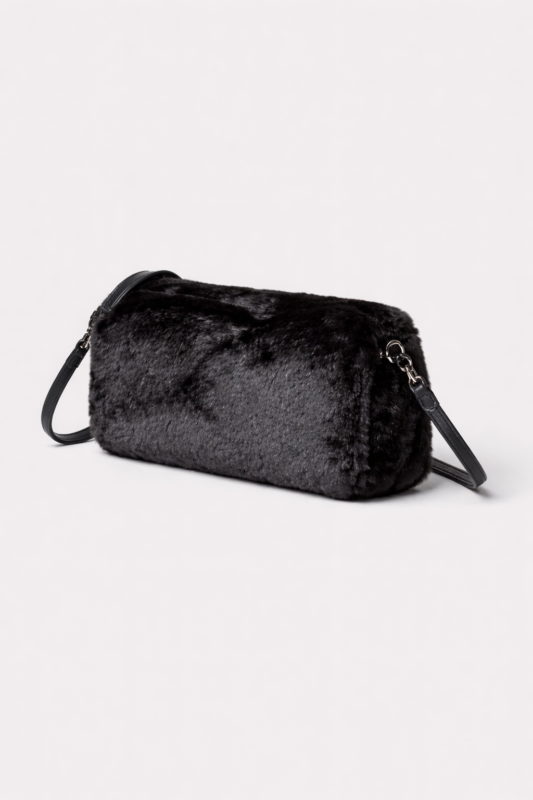 Sac Faustine noir lanière
