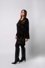 Robe sequins et dentelle - Rachael – Image 2