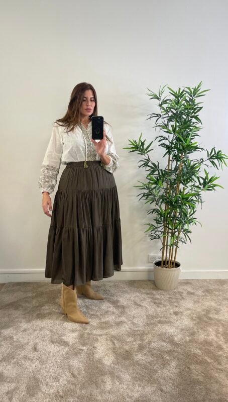 blouse brodée