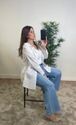 Jean clouté wide leg - LOLA – Image 3