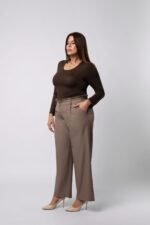 Pantalon Tailleur Fluide Femme TANIA | Coupe Large | Taille Haute – Image 2