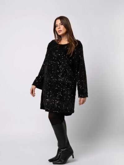 Robe sequins et dentelle - Rachael