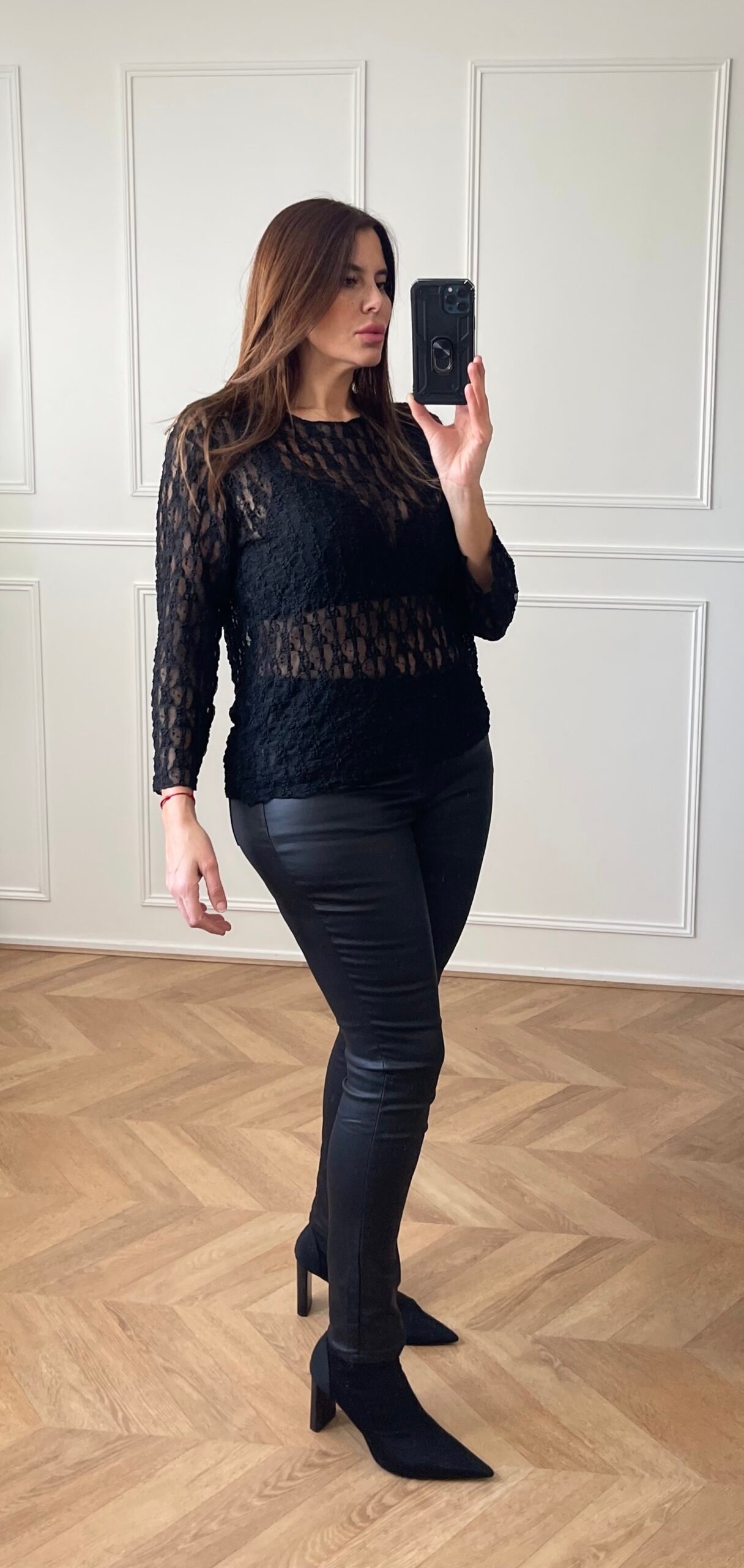 Top-dentelle-stretch-face-Jessica Top dentelle stretch - Jessica Grande taille – Image 1