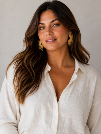 Boucles Soleil acier inoxydable
