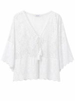 Gilet dentelle & coton - MALAGA – Image 6