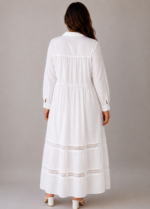 Robe blanche Joyce - dos