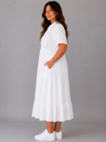 Robe blanche Rio - profil