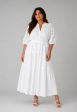Robe broderie Fidji - face