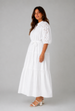 Robe broderie Fidji - profil