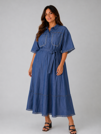 Robe denim Rio - face