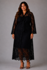 Robe dentelle Victoria - face