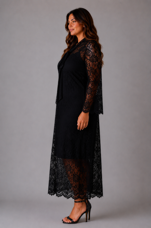 Robe dentelle Victoria - profil