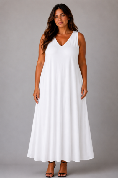 Robe longue Fiona - face