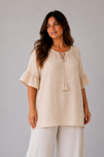 Tunique RIVIERA beige - profil