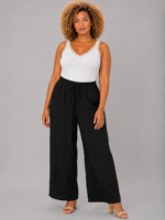 Pantalon fluide noir - CONSTANCE