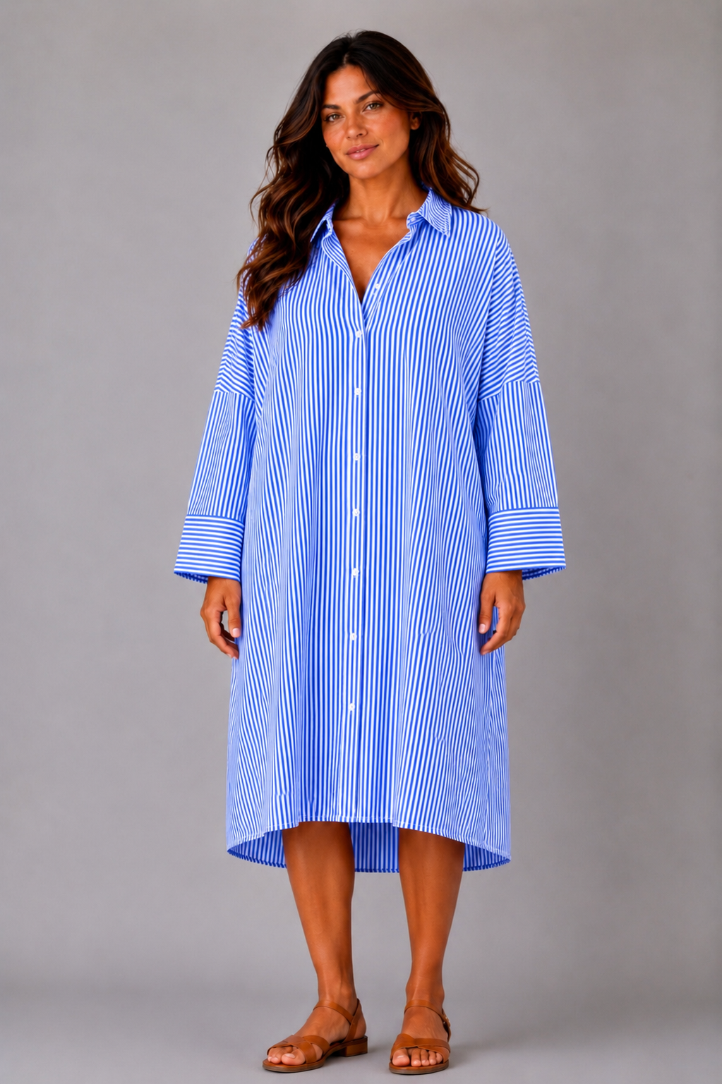Robe à rayure bleu - MARINA Robe à rayure bleu - MARINA
