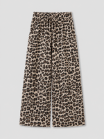 Pantalon gaze de coton léopard - ANASTASIA