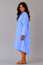 Robe à rayure bleu - MARINA