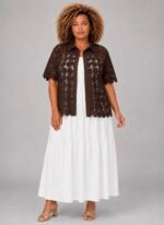 Blouse chemisier choco - TESSA