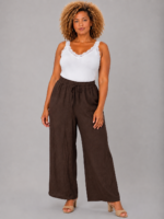 Pantalon fluide choco - CONSTANCE