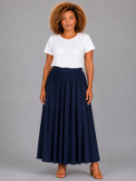 Jupe longue bleu marine - EVA