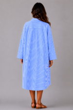 Robe à rayure bleu - MARINA