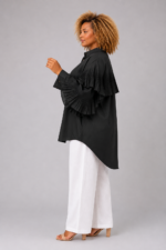 Chemise volantée coton - ISIS