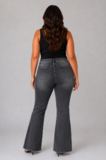 Jean flare gris - ROMANE