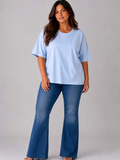 T-shirt bleu ciel - SACHA